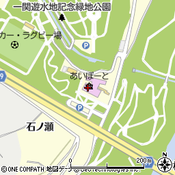 あいぽーと・北上川学習交流館周辺の地図