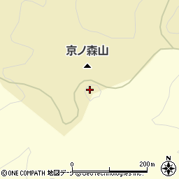 京ノ森山周辺の地図