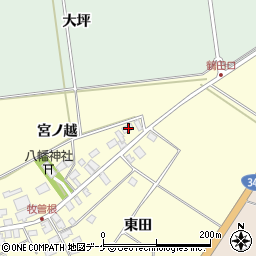 山形県酒田市牧曽根宮ノ越36周辺の地図