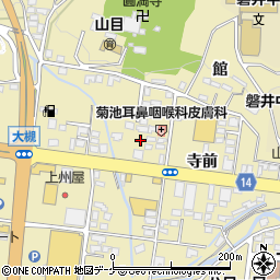 寺前公園周辺の地図