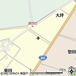 山形県酒田市牧曽根大坪周辺の地図