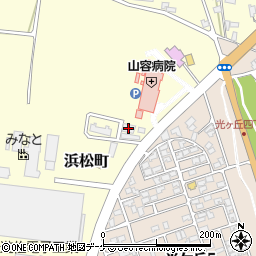山形県酒田市浜松町1-20周辺の地図