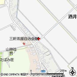 山形県酒田市酒井新田48-1周辺の地図