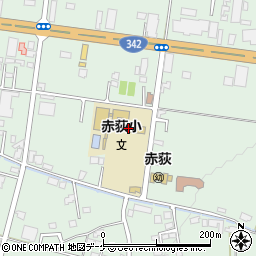 一関市立赤荻小学校周辺の地図