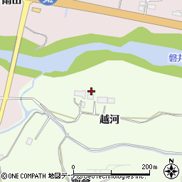 岩手県一関市萩荘越河113周辺の地図