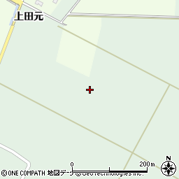 山形県酒田市漆曽根上田元周辺の地図