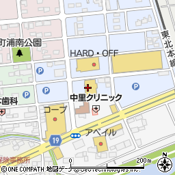 ＴＳＵＴＡＹＡ一関中央店周辺の地図