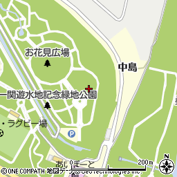 岩手県一関市狐禅寺中島周辺の地図