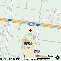 岩手県一関市赤荻（桜町）周辺の地図