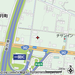 岩手県一関市赤荻月町178周辺の地図