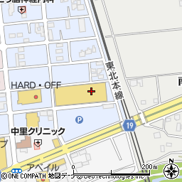 コメリホームセンター　一関店周辺の地図