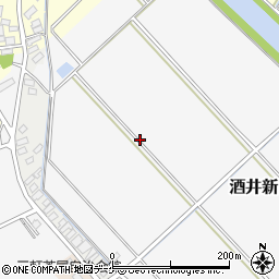 山形県酒田市酒井新田道ノ下周辺の地図