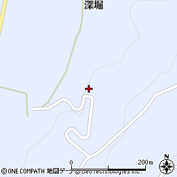 岩手県一関市東山町松川深堀104周辺の地図