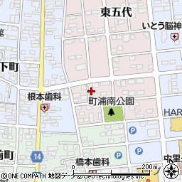 岩手県一関市東五代5周辺の地図