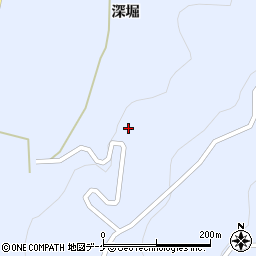 岩手県一関市東山町松川深堀113周辺の地図