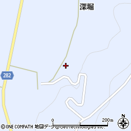 岩手県一関市東山町松川深堀109周辺の地図