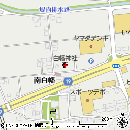 白幡神社周辺の地図