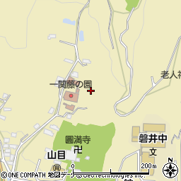 岩手県一関市山目館周辺の地図