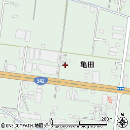 岩手県一関市赤荻（亀田）周辺の地図