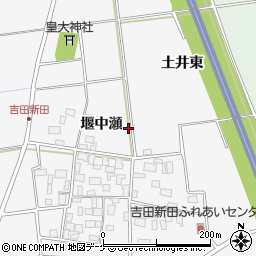 山形県酒田市吉田新田周辺の地図