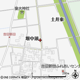 山形県酒田市吉田新田周辺の地図