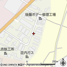 山形県酒田市松美町周辺の地図
