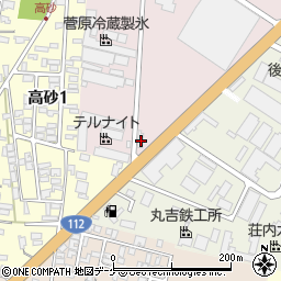 山形県酒田市北浜町1-1周辺の地図