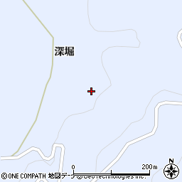 岩手県一関市東山町松川深堀93周辺の地図