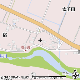 岩手県一関市厳美町宿279周辺の地図