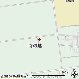 山形県酒田市鶴田周辺の地図