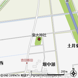 皇大神社周辺の地図