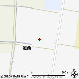 山形県酒田市円能寺道西周辺の地図