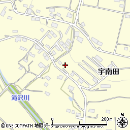 岩手県一関市狐禅寺周辺の地図