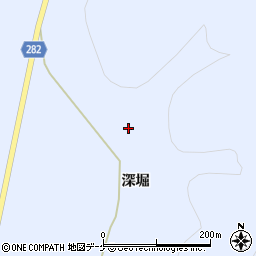 岩手県一関市東山町松川深堀70周辺の地図