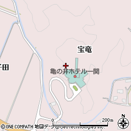 岩手県一関市厳美町宝竜周辺の地図