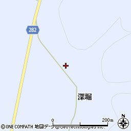 岩手県一関市東山町松川深堀60周辺の地図
