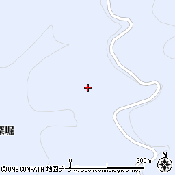 岩手県一関市東山町松川深堀76周辺の地図