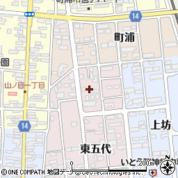 岩手県一関市東五代15周辺の地図