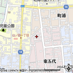岩手県一関市東五代14周辺の地図