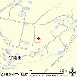 岩手県一関市狐禅寺宇南田95周辺の地図