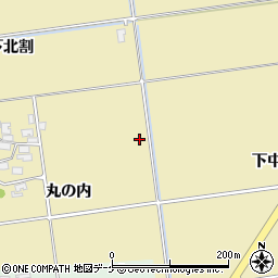 山形県酒田市上野曽根丸の内周辺の地図