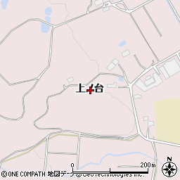 岩手県一関市厳美町上ノ台周辺の地図