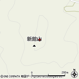 新館山周辺の地図