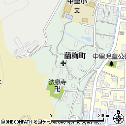岩手県一関市蘭梅町12-4周辺の地図