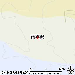 山形県酒田市南平沢周辺の地図