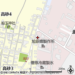 山形県酒田市北浜町2-54周辺の地図