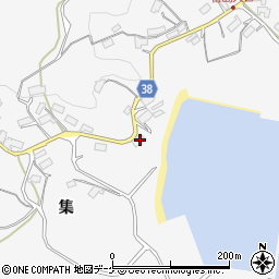 岩手県陸前高田市広田町集193周辺の地図