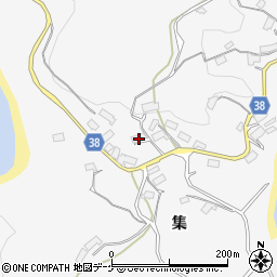岩手県陸前高田市広田町集208周辺の地図