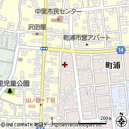 岩手県一関市町浦1-13周辺の地図
