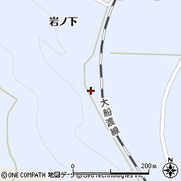 岩手県一関市東山町松川岩ノ下581周辺の地図